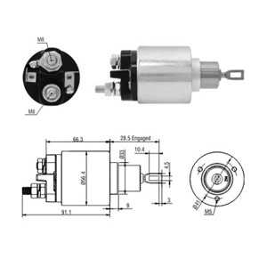 Magnetswitch, startmotor, audi,skoda,vw, 053 911 287 A