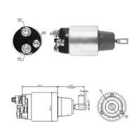 Magnetswitch, startmotor