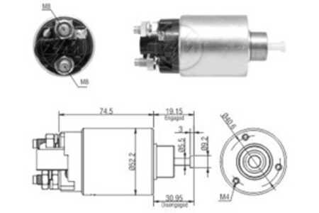 Magnetswitch, startmotor, chevrolet captiva, malibu, opel antara a, saab 9-3, 9-3 cabriolet, 9-3 kombi, 9-3x, 9-5