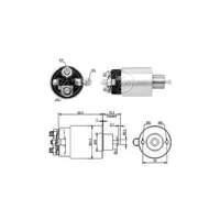 Magnetswitch, startmotor