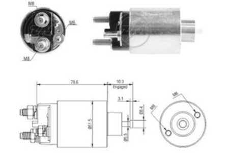 Magnetswitch, startmotor, ford,volvo, BB5T 11000 BA, M000T89182, M000T89182ZC, M0T89182*, M0T89182