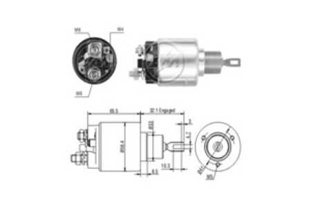 Magnetswitch, startmotor, mercedes-benz, 003 151 79 01, 004 151 37 01, 004 151 78 01, A 003 151 79 01, A 004 151 37 01, A 004 1