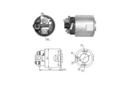 Magnetswitch, startmotor, hyundai sonata ii, 36100-2G100*, 36100-2G100