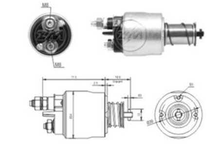 Magnetswitch, startmotor, abarth,alfa romeo,fiat,ford,lancia