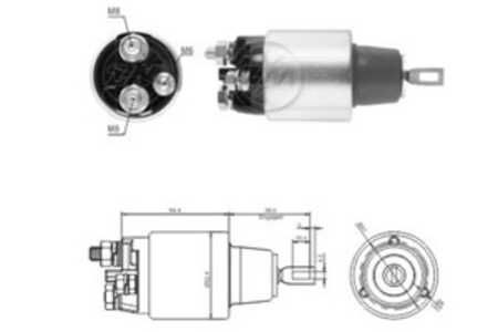 Magnetswitch, startmotor, land rover freelander 2