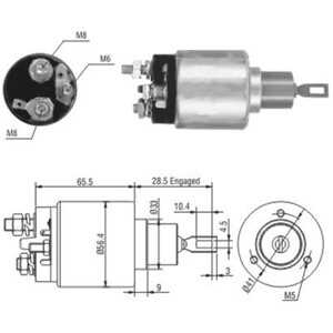 Magnetswitch, startmotor, chevrolet,daewoo,fiat,opel,vauxhall, 012 01 807, 012 02 011*, 012 02 128*, 012 02 131*, 012 02 137*, 