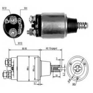 Magnetswitch, startmotor, mercedes-benz 123 coupé [c123], 123 sedan [w123]