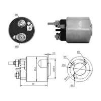 Magnetswitch, startmotor