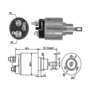 Magnetswitch, startmotor, citroën,fiat,lancia,peugeot,talbot, 5802 38*, 5836 32, 77362129, 91 507 477 80*, 91 507 477*, 91 508 