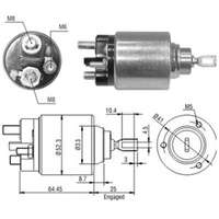 Magnetswitch, startmotor