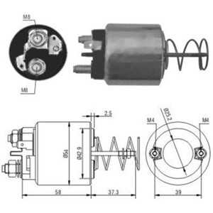 Magnetswitch, startmotor, land rover 110/127, defender cabrio, defender station wagon, ERR5009, NAD10039, NAD500210, PRC3032*, 