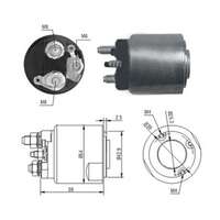 Magnetswitch, startmotor