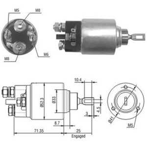 Magnetswitch, startmotor, bmw, 12 41 1 438 696*, 12 41 1 712 937, 12 41 1 712 973*, 12 41 1 740 374, 12 41 4 354 823*, 12411740