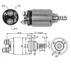 Magnetswitch, startmotor, alfa romeo,iveco,mercedes-benz, 000 152 30 10, 115 40 05 030 01/29, 2022518*, 4412894*, 4448694*, 462