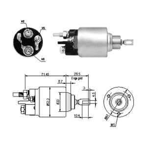 Magnetswitch, startmotor, nissan,renault, 77 01 052 617