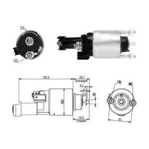 Magnetswitch, startmotor, honda accord viii, accord kombi viii, civic hatchback viii, cr-v iii, fr-v, 31204RNA003, 31204RNAA01