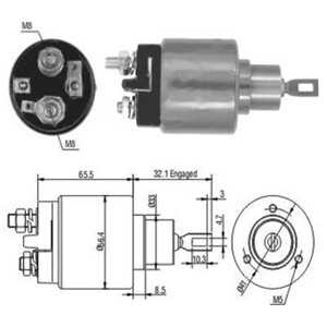 Magnetswitch, startmotor, austin,mg,rover,vw, 026 911 023 E*, 026 911 023 EFX*, 026 911 023 EX*, 026 911 023 F*, 026911287, 02A