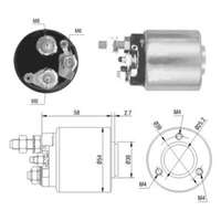 Magnetswitch, startmotor