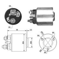 Magnetswitch, startmotor