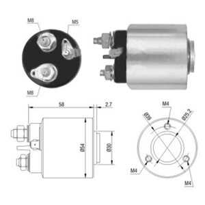 Magnetswitch, startmotor, citroën,fiat,lancia,peugeot,suzuki,talbot, 5802 CV*, 5802 CV, 5802 N4*, 5802 W0*, 5802 W0, 5802 V9*, 