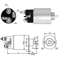 Magnetswitch, startmotor