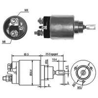 Magnetswitch, startmotor