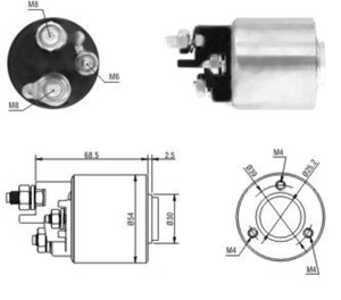 Magnetswitch, startmotor, mercedes-benz, 0 051 511 301, 004 151 89 01*, 004 151 92 01*, 004 151 97 01*, 005 151 66 01*, 0051511