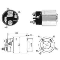 Magnetswitch, startmotor