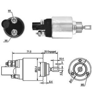 Magnetswitch, startmotor, audi,seat,skoda,vw, 02E 911 287 A, 02E911287D, 02M 911 023 Q*, 02T 911 023 M*, 02T 911 023 R*, 02Z911