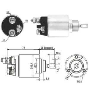 Magnetswitch, startmotor, citroën,fiat,peugeot, 134 70580 80*, 55779086*, 5802 AQ*, 77363816