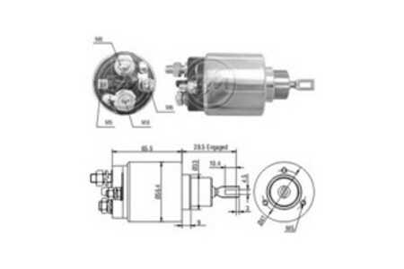 Magnetswitch, startmotor, opel,saab