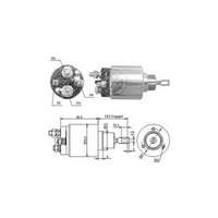 Magnetswitch, startmotor