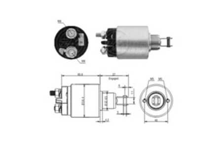 Magnetswitch, startmotor, fiat 128, 128 coupé, 128 familiare, ritmo, 46629781