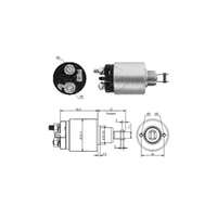 Magnetswitch, startmotor