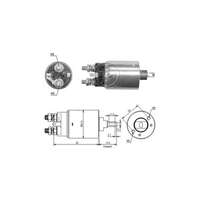 Magnetswitch, startmotor