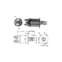 Magnetswitch, startmotor