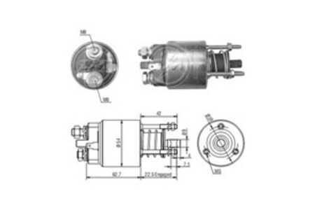 Magnetswitch, startmotor, smart cabrio, city-coupe, crossblade, fortwo cabrio, fortwo coupé, roadster, roadster coupé