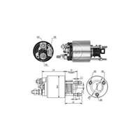 Magnetswitch, startmotor