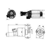 Magnetswitch, startmotor