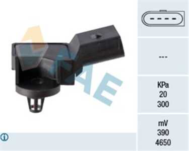 Map Sensor, Insugsgrenrör, audi,fiat,ford,mitsubishi,porsche,seat,skoda,vw, 038 906 051 C, 03G 906 051 E, 03G 906 051 F, 04E 90