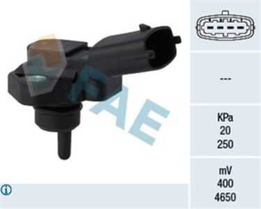 Map Sensor, chrysler,dodge,fiat,iveco,land rover, 0000099455421, 45962048F, 99455421, MHK 100640, MHK100640