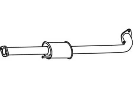 Mittenljuddämpare, Mitt, hyundai i30, i30 kombi, 28650-2L510