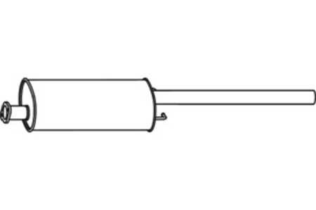 Mittenljuddämpare, Mitt, ford transit buss, transit flak/chassi, transit skåp, transit tourneo buss, 1379656