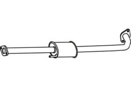 Mittenljuddämpare, Mitt, hyundai i30, i30 kombi, 28650-2H000