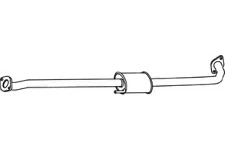 Mittenljuddämpare, Mitt, hyundai i30, i30 kombi, 28650-2L010