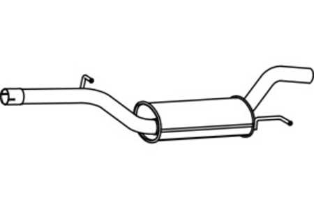 Mittenljuddämpare, Mitt, vw passat b6, passat b6 variant, 3C0253409AS, 3C0253409L