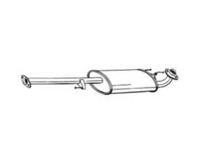 Mittenljuddämpare, toyota land cruiser prado, 1742030060