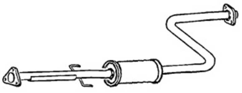 Mittenljuddämpare, rover 600 i, 8671012608, GEX33676