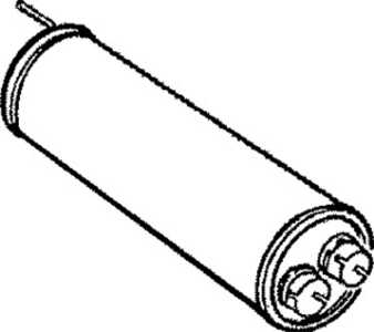 Mittenljuddämpare, citroën bx, bx break, 171764, 8671004876, 95576334, 95576336, 95588570