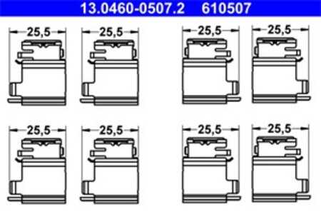 Monteringssats, Bakaxel, Framaxel, mercedes-benz,nissan,opel,renault,vauxhall, 41 02 732 79R, 41080-00Q0D, 44 19 951, 447 423 0